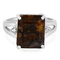 Anello in argento con Quarzo Dinosauro