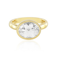 Anello in argento con Topazio Bianco