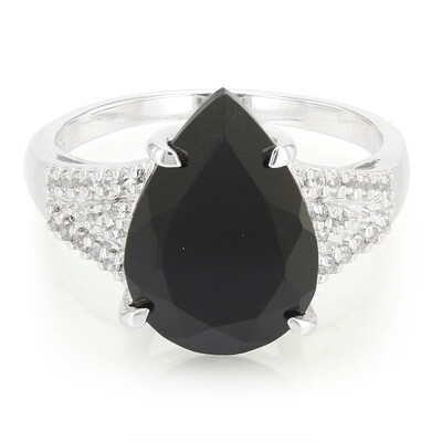 Anello in argento con Spinello Nero