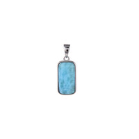 Ciondolo in argento con Larimar