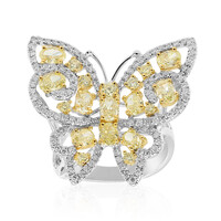 Anello in oro con Diamante Giallo SI2 (CIRARI)