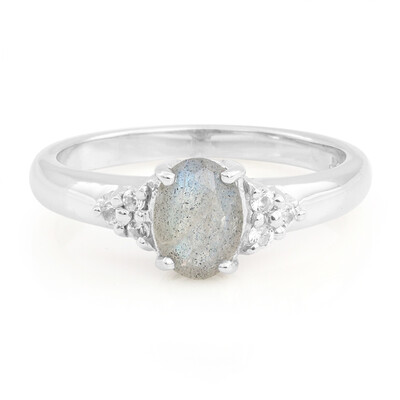Anello in argento con Labradorite