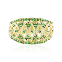 Anello in argento con Tsavorite