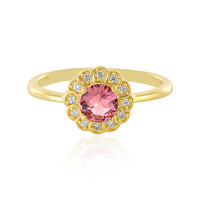 Anello in argento con Tormalina Rosa