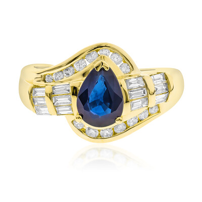 Anello in oro con Zaffiro Ceylon (CIRARI)