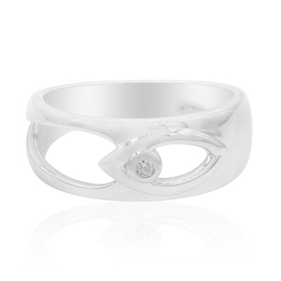 Anello in argento con Diamante I1 (G) (Annette)