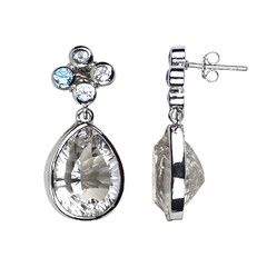 Orecchini in argento con Quarzo Prince