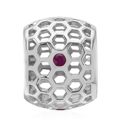 Charm in argento con Rubino (Annette)