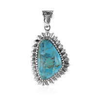 Ciondolo in argento con Turchese Kingman Mohave Blu (Art of Nature)