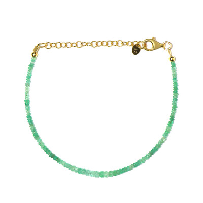 Bracciale in argento con Smeraldo Russo