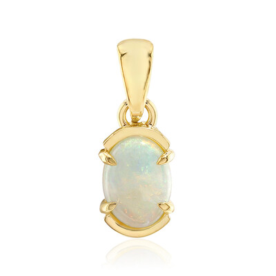 Ciondolo in oro con Opale di Coober Pedy