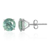 Orecchini in argento con Fluorite Verde