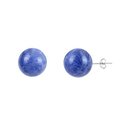 Orecchini in argento con Sodalite