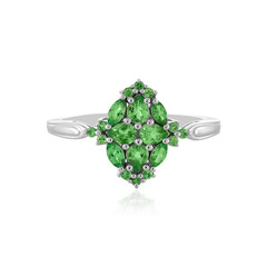 Anello in argento con Tsavorite