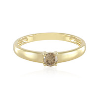 Anello in oro con Diamante Champagne I3