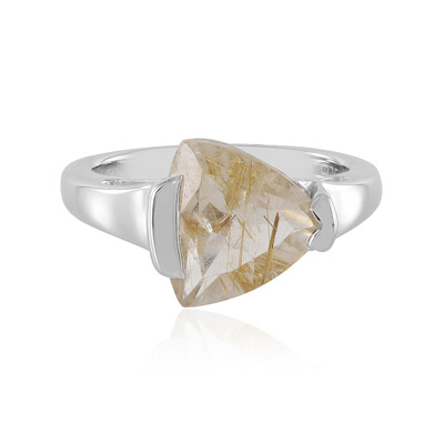 Anello in argento con Quarzo Rutilato
