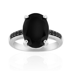 Anello in argento con Onice Nero