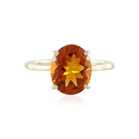 Anello in oro con Citrino Madeira