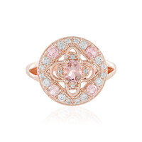 Anello in argento con Tormalina Rosa Nigeriana