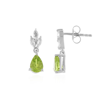 Orecchini in argento con Peridoto