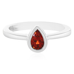 Anello in argento con Rubino Tramonto