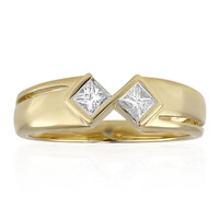 Anello in oro con Diamante IF (D)
