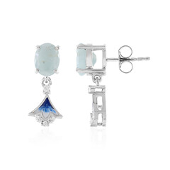 Orecchini in argento con Acquamarina Brasiliana