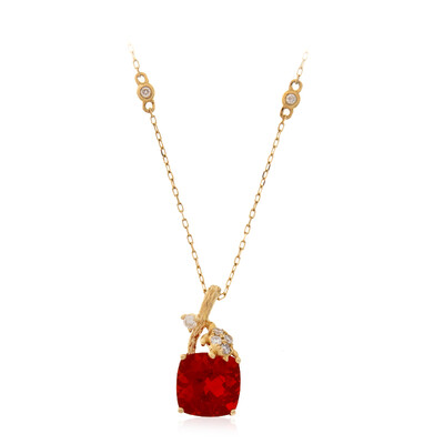 Collana in oro con Opale di Fuoco Messicano (Smithsonian)
