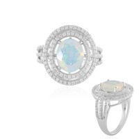 Anello in argento con Opale di Welo