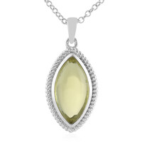 Collana in argento con Quarzo Limone