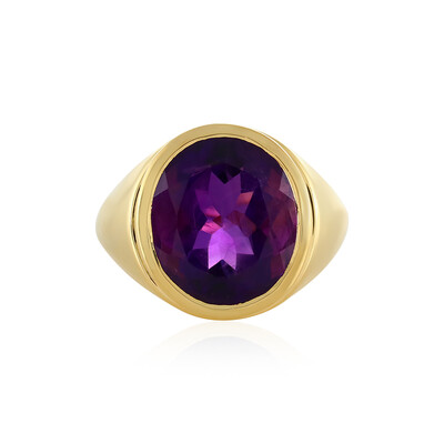 Anello in argento con Ametista Zambiana