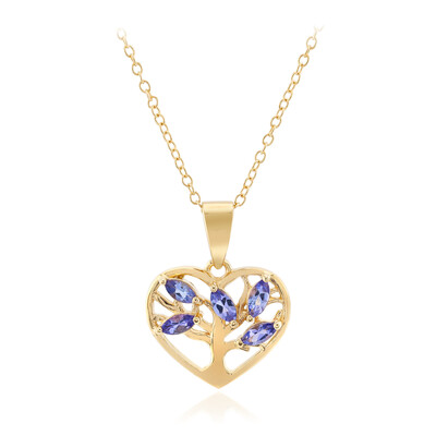 Collana in argento con Tanzanite