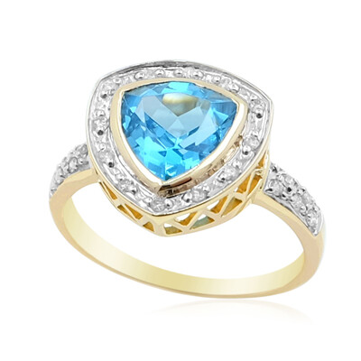 Anello in oro con Topazio Marambaia