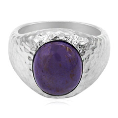 Anello in argento con Giada della Turchia