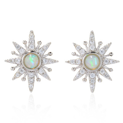 Orecchini in argento con Opale di Welo (Dallas Prince Designs)
