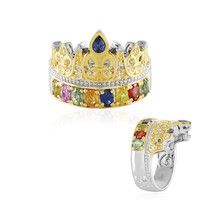 Anello in argento con Zaffiro Rosa del Madagascar (Dallas Prince Designs)
