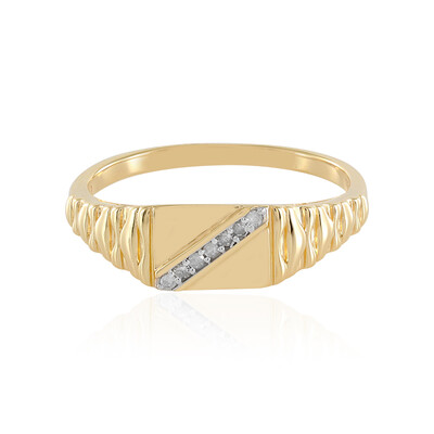 Anello in argento con Diamante I2 (I)