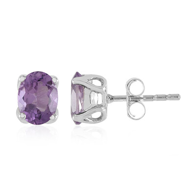 Orecchini in argento con Ametista Rose de France