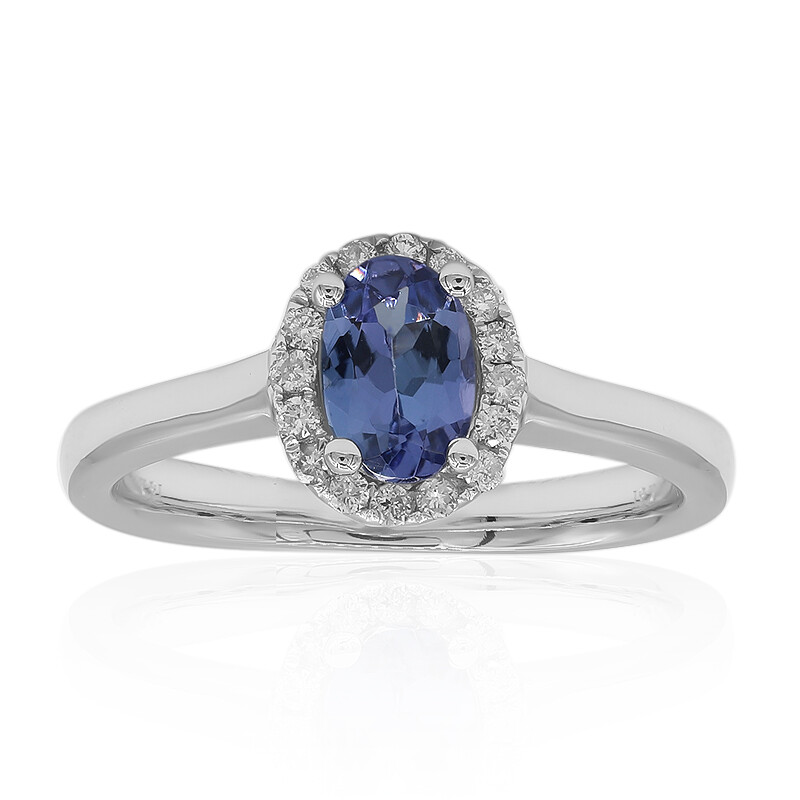 Anello Stack/Impilabile In Argento 925 Con Vera Tanzanite – Elegante E Raffinato, Gioiello Donna