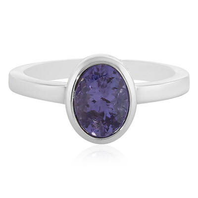 Anello in argento con Tanzanite