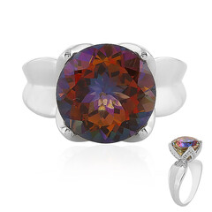 Anello in argento con Topazio Mistico Siena