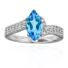 Anello in argento con Topazio Marambaia