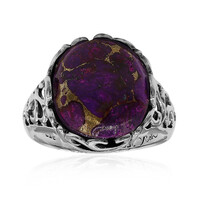 Anello in argento con Turchese Kingman Mohave Porpora (Art of Nature)