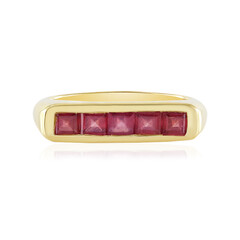 Anello in argento con Rubino del Madagascar