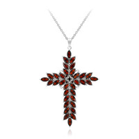 Collana in argento con Granato