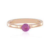 Anello in argento con Zaffiro Rosa del Madagascar