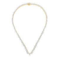 Collana in oro con Danburite