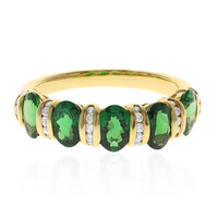 Anello in oro con Tsavorite AAA (CIRARI)