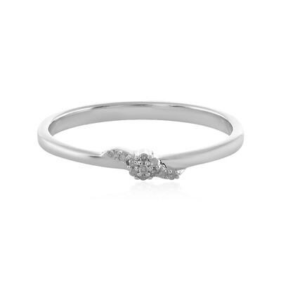 Anello in argento con Diamante I1 (I)
