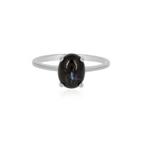 Anello in argento con Diopside Stellato d'India